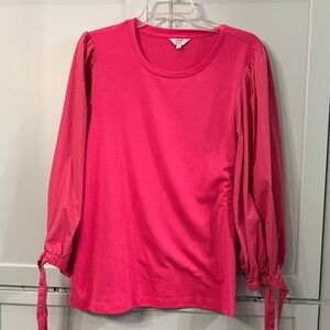 Crown & Ivy Fuchsia Long Sleeve Top